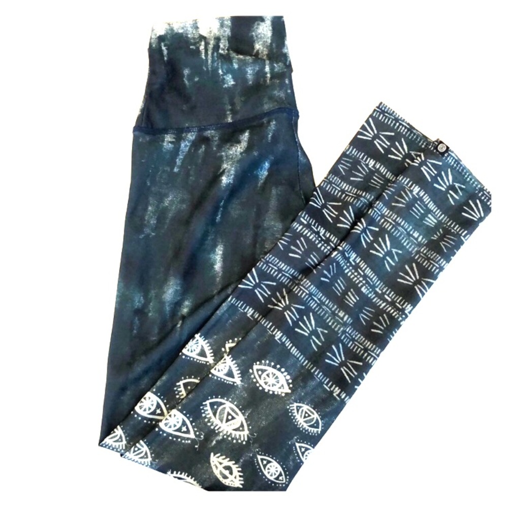 Onzie yoga leggings eye pattern - s/m
